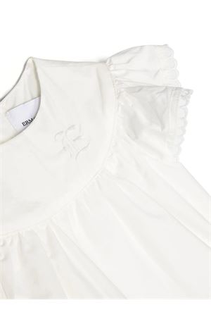 White cotton dress ERMANNO SCERVINO KIDS | SBAB002CCA272BS0040001